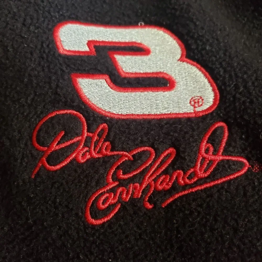 VTG Dale Earnhardt Sr‎ 1/4 Zip Fleece Sweater XL Winners Circle The Intimidator